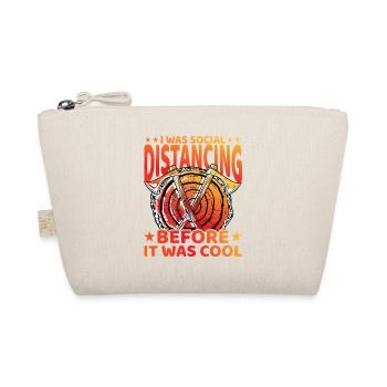 I was social distancing before it was cool - Organic Pouch - nature - Front