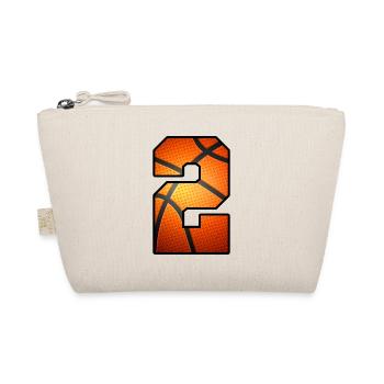 Kids 2nd Birthday Basketball Player 2 Years Old - Organic Pouch - nature - Front