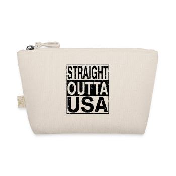 USA Straight outta USA - Organic Pouch - nature - Front