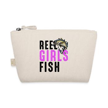 Reel Girls Fish Femelle Femmes Pêche au thon Rétro - Trousse biologique - nature - Devant