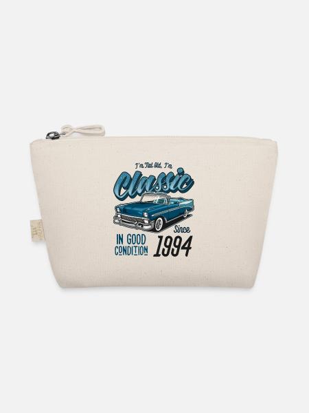I'm Not Old I'm Classic Car Vintage Born In 1984 - Organic Pouch - nature - Front