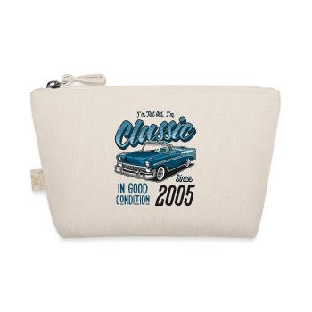 I'm Not Old I'm Classic Car Vintage Born In 2005 - Organic Pouch - nature - Front
