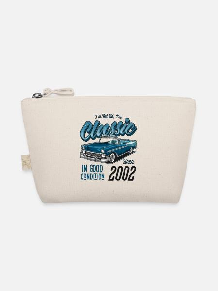 I'm Not Old I'm Classic Car Vintage Born In 2002 - Organic Pouch - nature - Front