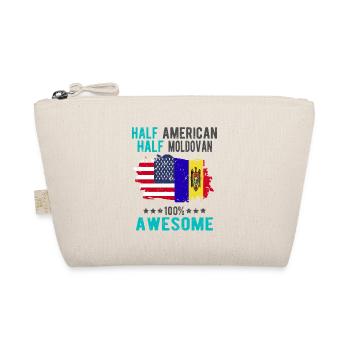 Half American Half Moldovans - Organic Pouch - nature - Front