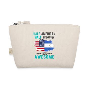 Half American Half Nicaraguan - Organic Pouch - nature - Front