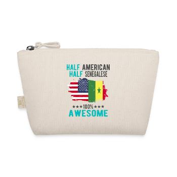 Half American Half Senegalese - Organic Pouch - nature - Front