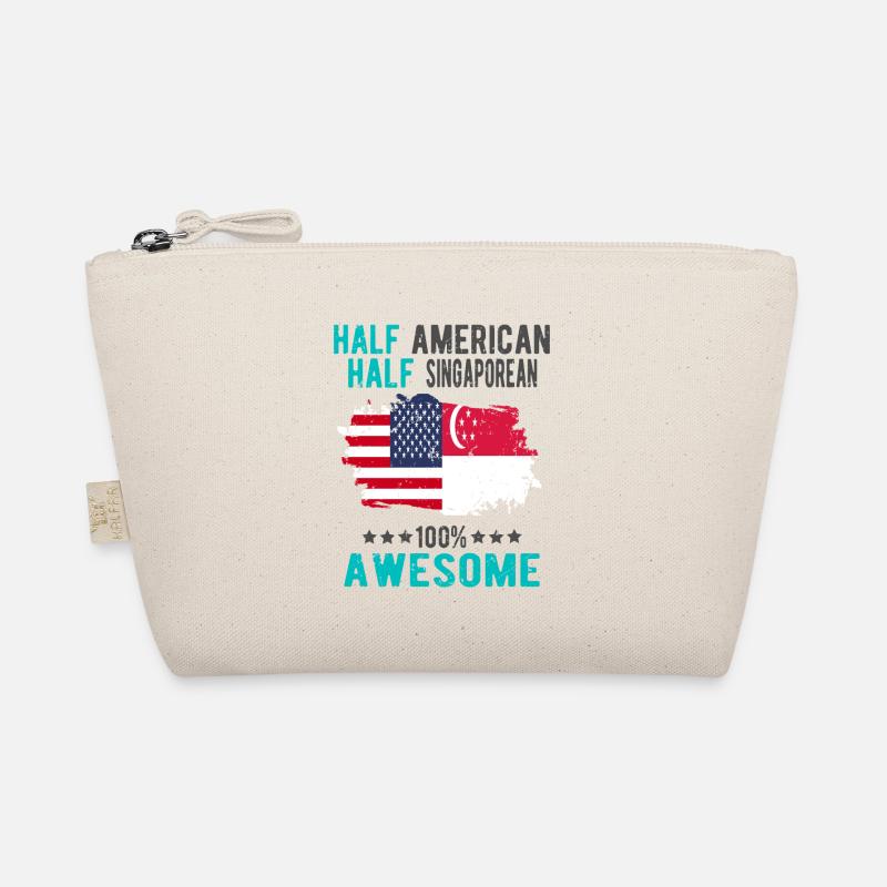 Halb Amerikaner Halb Singapurer Bio-Täschchen