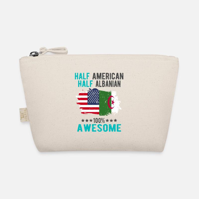 Halb Amerikaner Halb Albaner Bio-Täschchen