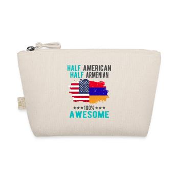 Half American Half Armenian - Organic Pouch - nature - Front