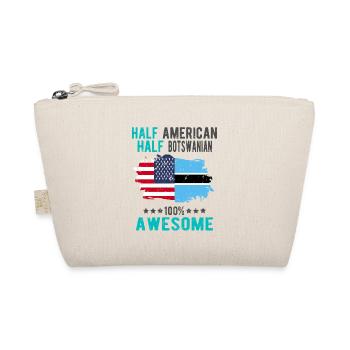 Halb Amerikaner Halb Batswana - Bio-Täschchen - Natur - Vorne