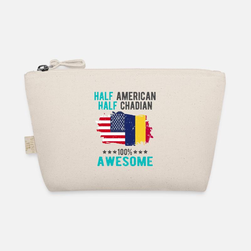 Half American, half Chader Organic Pouch