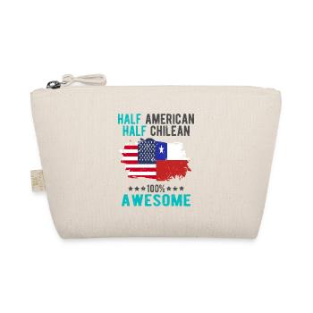 Half American Half Chilean - Organic Pouch - nature - Front