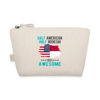 Half American Half Indonesian - Organic Pouch - nature - Front