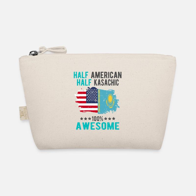 Half American Half Kazakh Organic Pouch