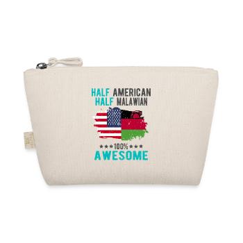 Halb Amerikaner Halb Malawi - Bio-Täschchen - Natur - Vorne