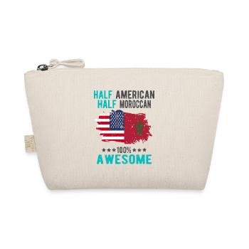 Half American Half Moroccan - Organic Pouch - nature - Front