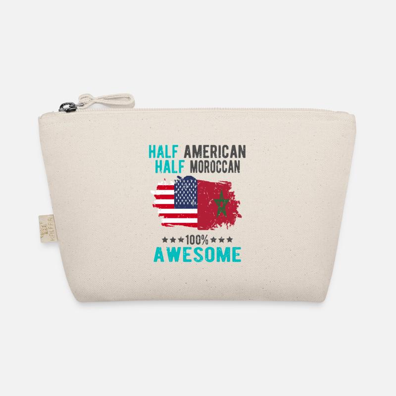 Half American Half Moroccan Organic Pouch