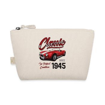 Je ne suis pas vieux Je suis une voiture classique vintage née en 1945 - Trousse biologique - nature - Devant
