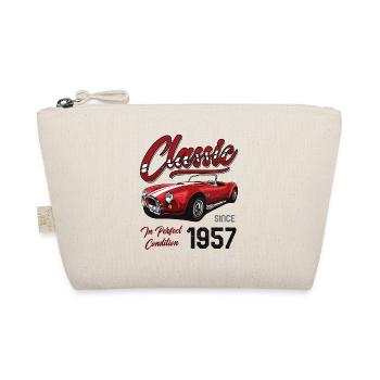 Je ne suis pas vieux Je suis une voiture classique Vintage Né en 1957 - Trousse biologique - nature - Devant