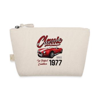 Je ne suis pas vieux Je suis une voiture classique vintage née en 1977 - Trousse biologique - nature - Devant