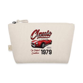 Je ne suis pas vieux Je suis une voiture classique vintage née en 1979 - Trousse biologique - nature - Devant