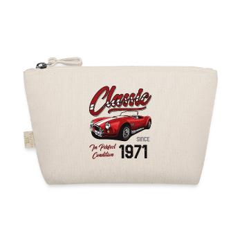 Je ne suis pas vieux Je suis une voiture classique vintage née en 1971 - Trousse biologique - nature - Devant