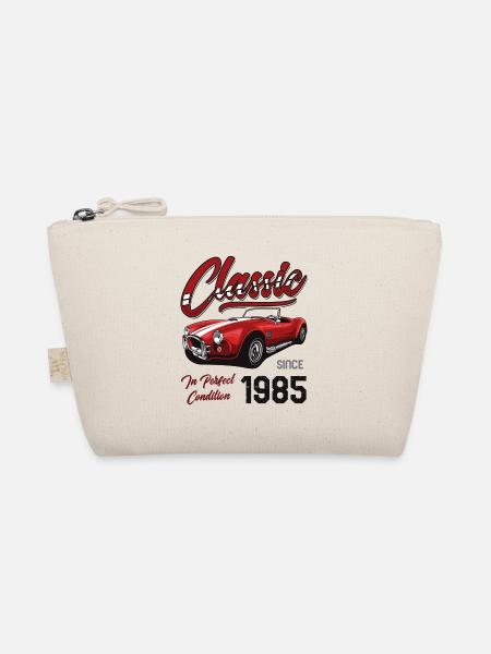 I'm Not Old I'm Classic Car Vintage Born In 1985 - Organic Pouch - nature - Front