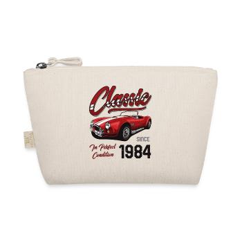 Je ne suis pas vieux Je suis une voiture classique vintage née en 1984 - Trousse biologique - nature - Devant