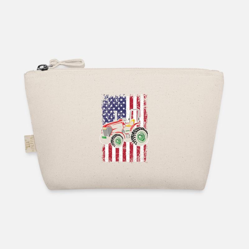 American Flag Local Farmers Design Organic Pouch