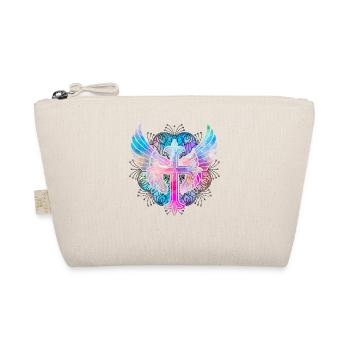 Christianity Cross - Organic Pouch - nature - Front