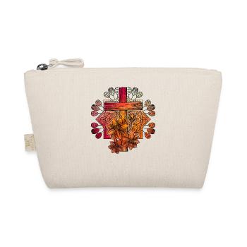 Christianity Cross - Organic Pouch - nature - Front