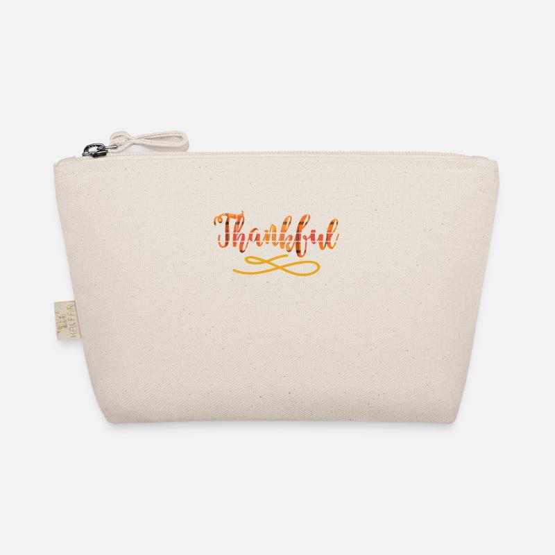 Grateful Thanksgiving fall season turkey pumpkin Organic Pouch