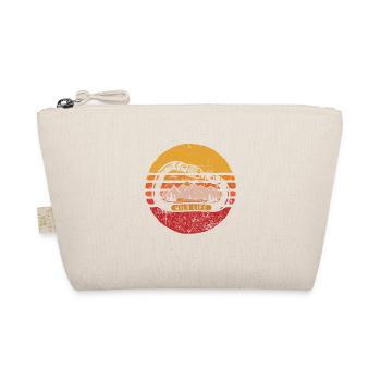 Funny Climbing Wildlife Design for - Organic Pouch - nature - Front