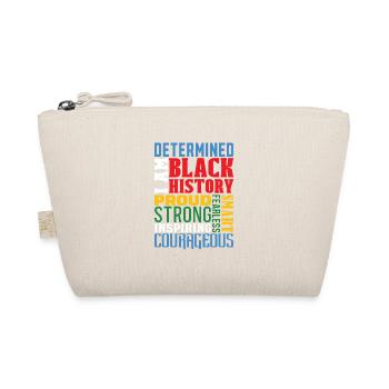 Determined African-American of Blacks - Organic Pouch - nature - Front