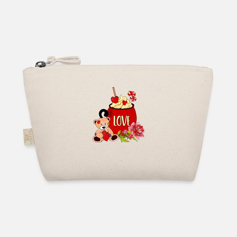 Valentines Candy Mug Organic Pouch