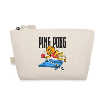 Ping Pong Löwe Table Tennis Löwen Outfit - Bio-Täschchen - Natur - Vorne
