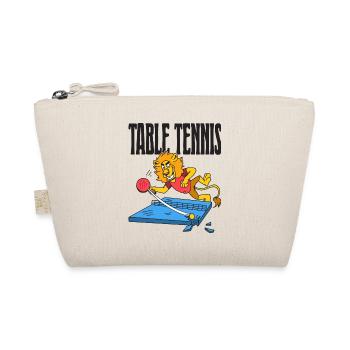 Table Tennis Lion Ping Pong Lion Outfit Table - Organic Pouch - nature - Front