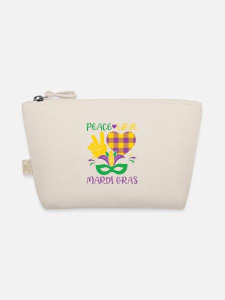Paix, amour et carnaval pour les fans de carnaval - Trousse biologique - nature - Devant