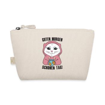 Guten Morgen Main Coon Cat Outfit für - Bio-Täschchen - Natur - Vorne