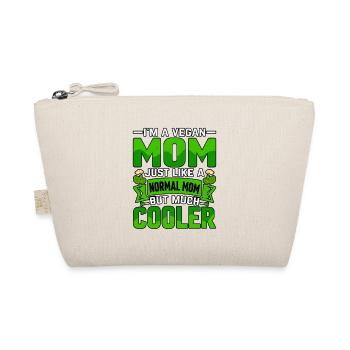 I'm a vegan mom just like a normal mom but much - Bio-Täschchen - Natur - Vorne