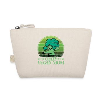 Crazy Vegan Mom - Organic Pouch - nature - Front
