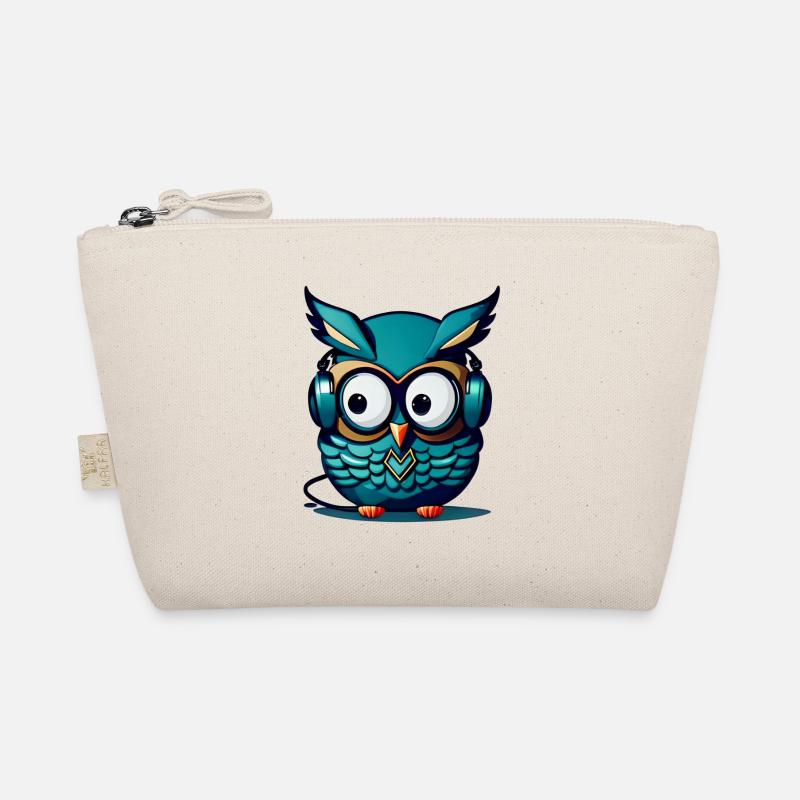 Casque turquoise Owl Trousse biologique