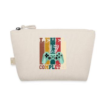 Niveau 17 achevé, cadeau anniversaire 17 ans gamer - Trousse biologique - nature - Devant