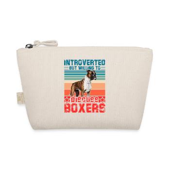 Introverted but willing to discuss Boxers - Organic Pouch - nature - Front