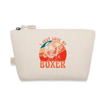 J’adore mon Boxer - Trousse biologique - nature - Devant