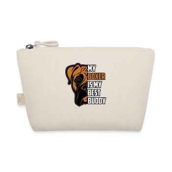 My boxer is my best buddy - Organic Pouch - nature - Front
