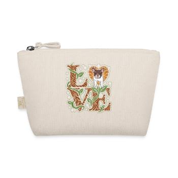 Amour bouledogue français - Trousse biologique - nature - Devant