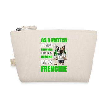 French Bulldog Funny Language - Organic Pouch - nature - Front