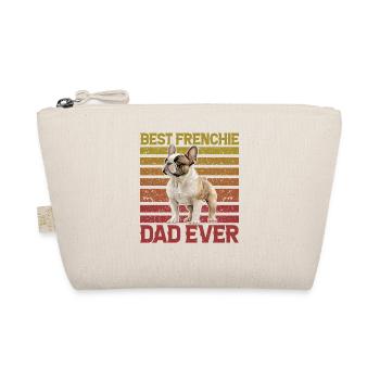 Best Frenchie Dad Ever - Bio-Täschchen - Natur - Vorne