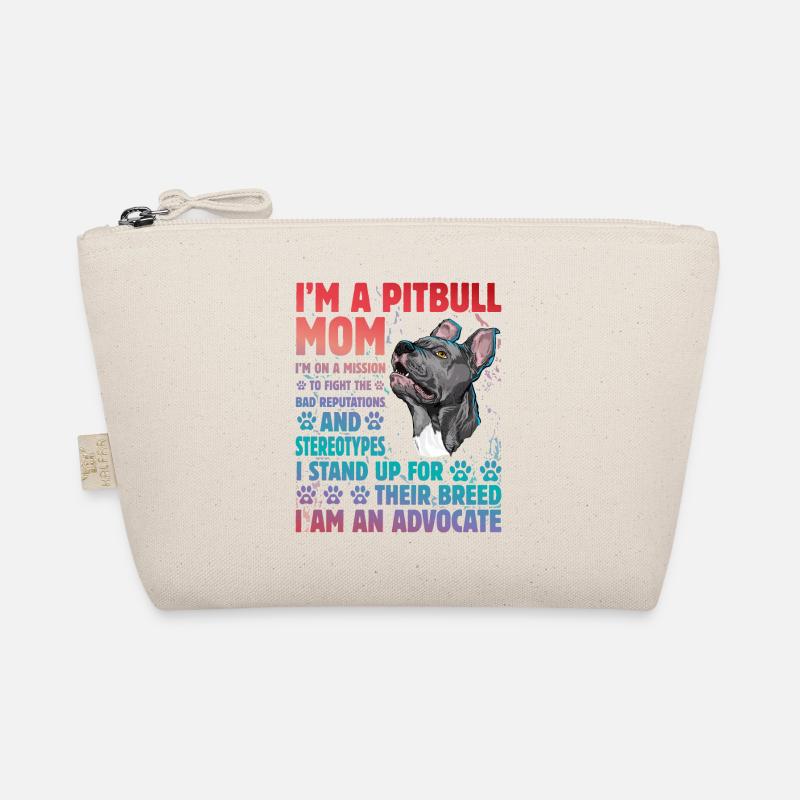 Pitbull Funny Saying Organic Pouch